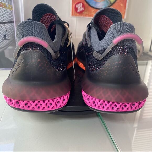 🆕 Adidas 4D Fusio 'Black Orange Pink'  - Mens Sizes - Picture 6 of 15